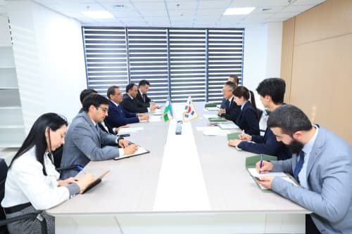 Meeting with the head of the Eximbank representative office in Tashkent