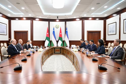 Meeting of the Foreign Minister of Uzbekistan with the Foreign Minister of Jordan