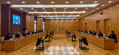 On the Visit of the Foreign Minister to the Republic of Turkmenistan