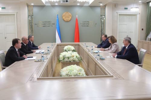 Toshkent viloyati hokimi Belarus Respublikasi Kengashi Raisi bilan uchrashdi
