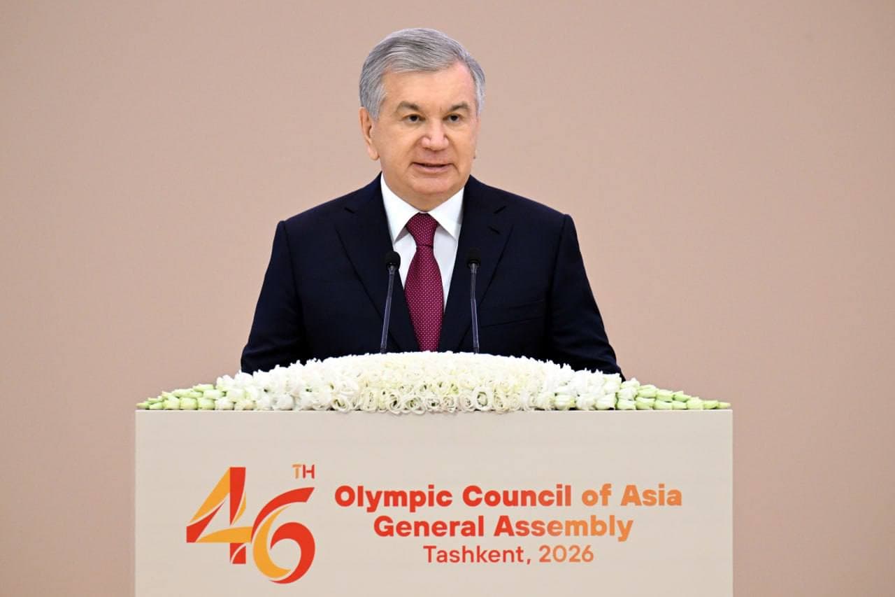 President of Uzbekistan congratulates participants of the 46th General Assembly of the Olympic Council of Asia