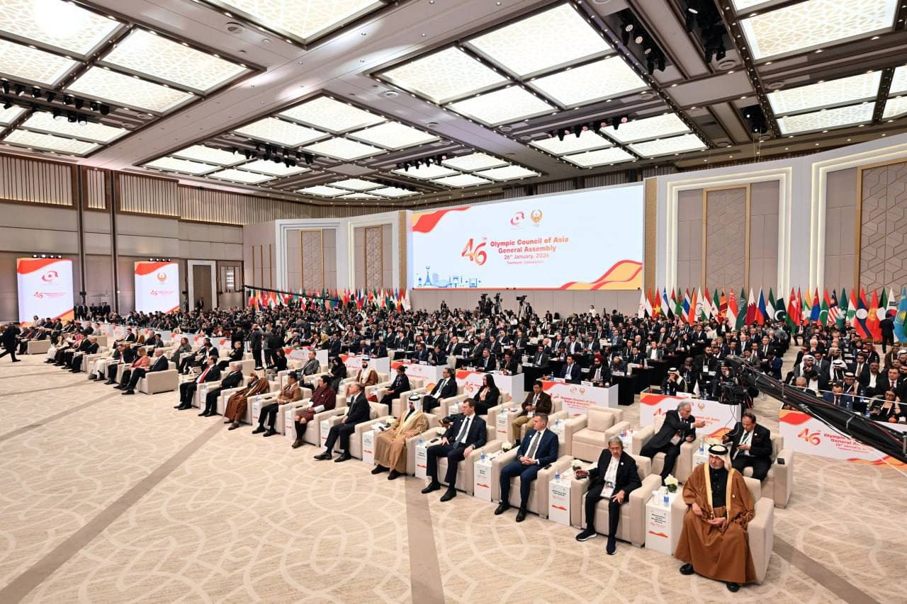 President of Uzbekistan congratulates participants of the 46th General Assembly of the Olympic Council of Asia