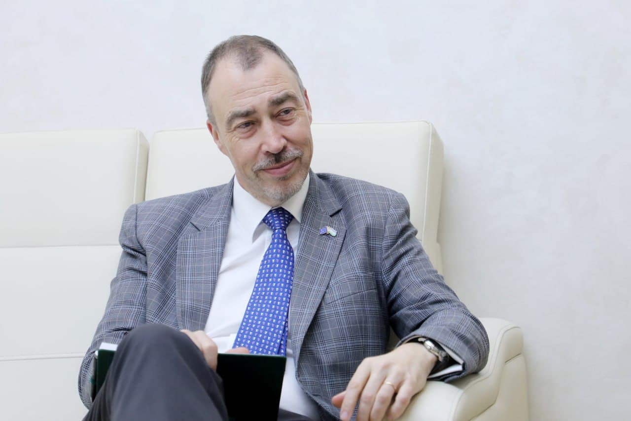 Meeting with representatives of Uzbekistan and the European Union