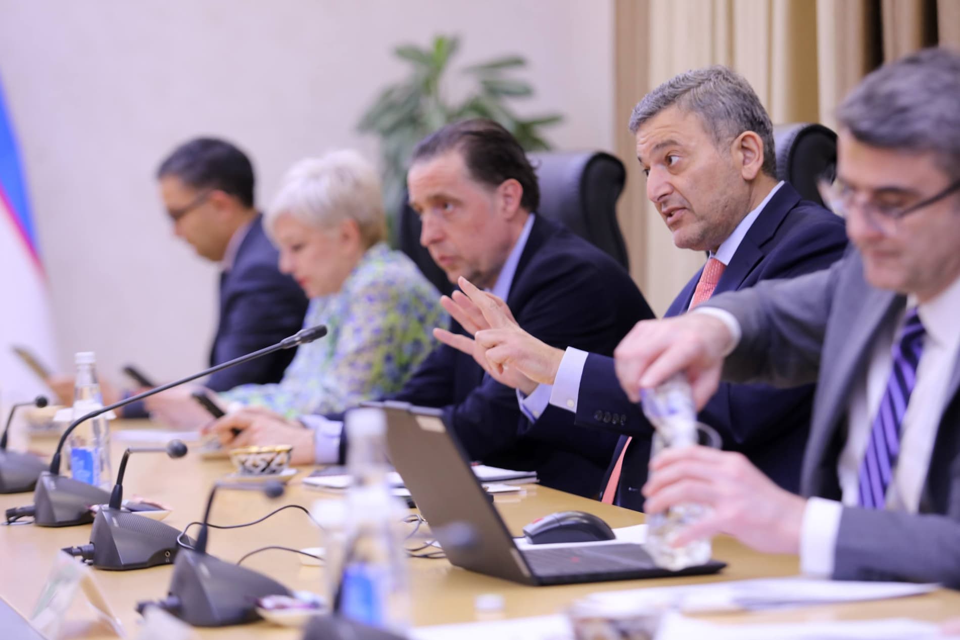 Meeting with the IMF Mission Chief for Uzbekistan