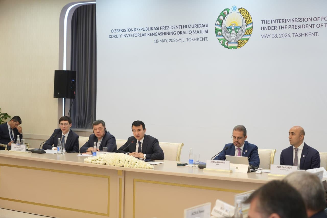Toshkentda O‘zbekiston Respublikasi Prezidenti huzuridagi Xorijiy investorlar kengashining oraliq majlisi bo‘lib o‘tdi